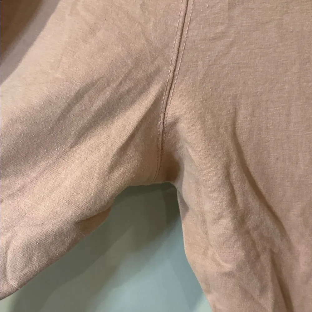 Free People‎ movement dusty rose colored joggers with ankle zip and drawstring - Picture 4 of 13